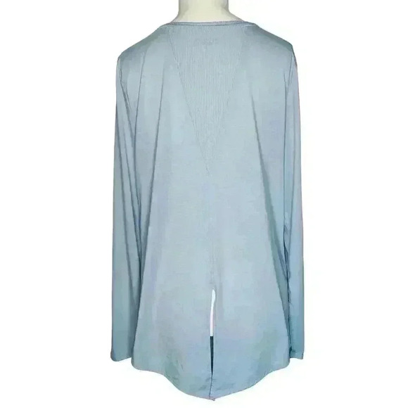 Athleta Blue Essence Semi Fit Long Sleeve Top Women’s Small - Picture 4 of 8